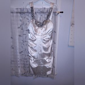 Windsor Size 7 junior dress with jeweled neckline